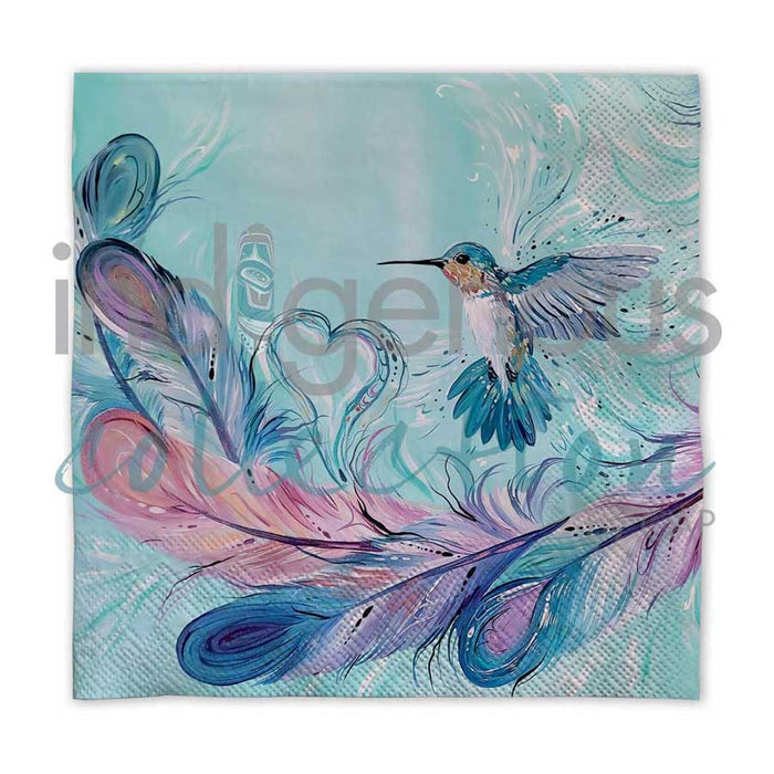 Hummingbird Feathers Napkins