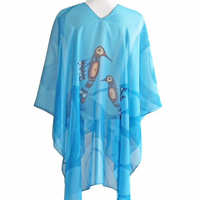 Hummingbird Cape scarf by Indigenous artist Francis Dick
