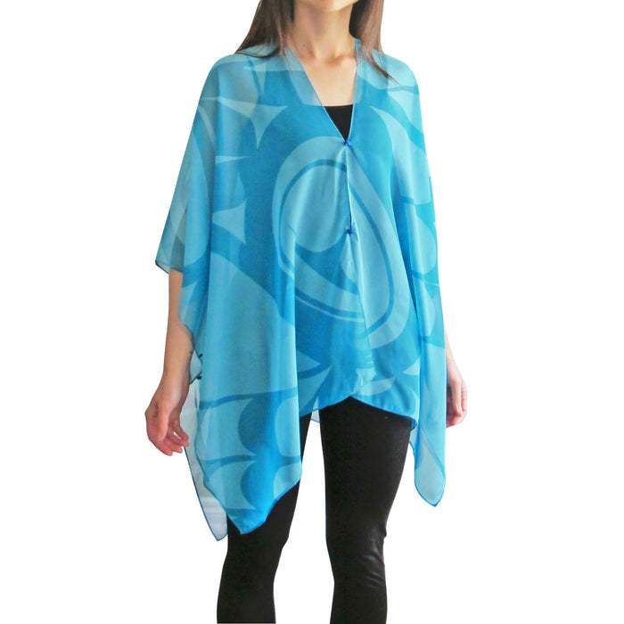 Hummingbird Sheer Kimono Scarf