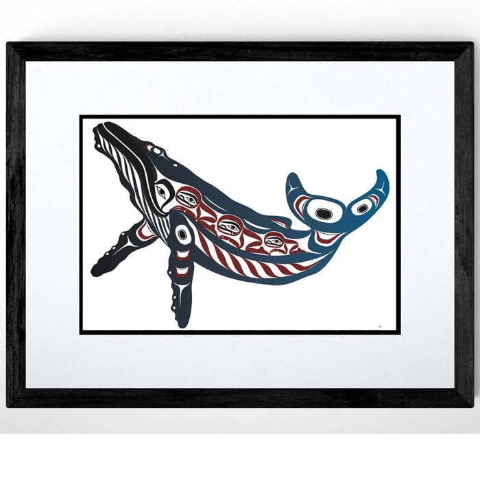 Mark Preston Humpback Whale Wall Art | Native Art Canada