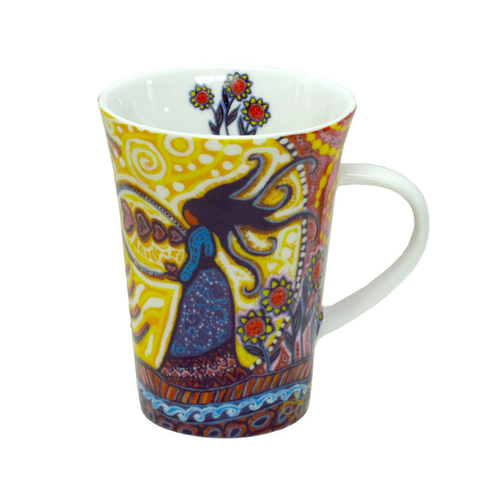 Infinite Love indigenous art mug by Leah Dorion Canada