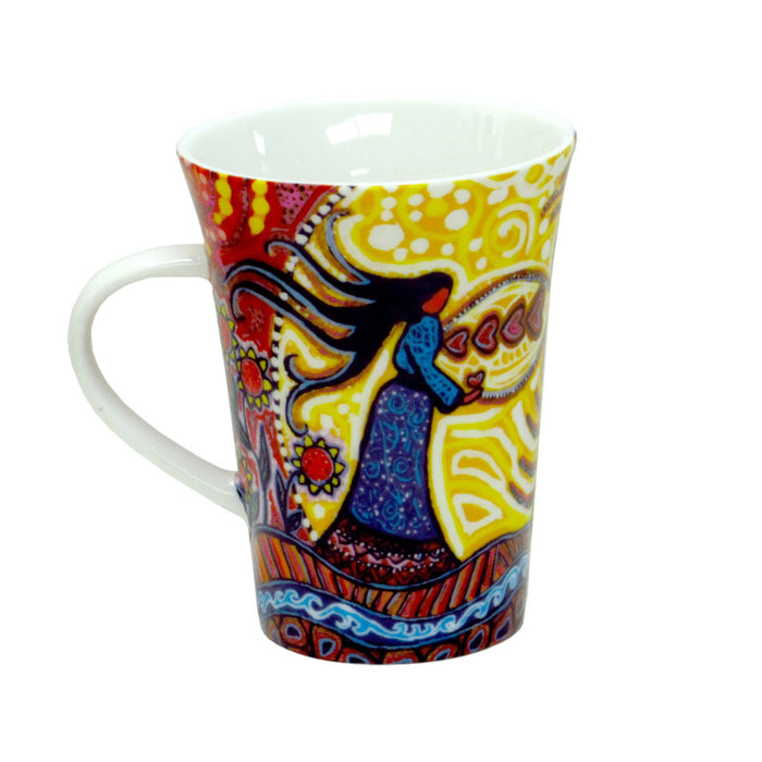 Infinite Love indigenous art mug by Leah Dorion Canada