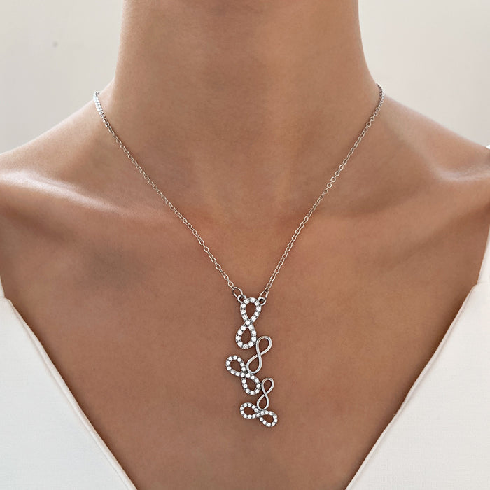 Infinity Necklace - 18 inch chain indigenous art gift by North of Fifty First Nations & Métis Art Boutique Canada