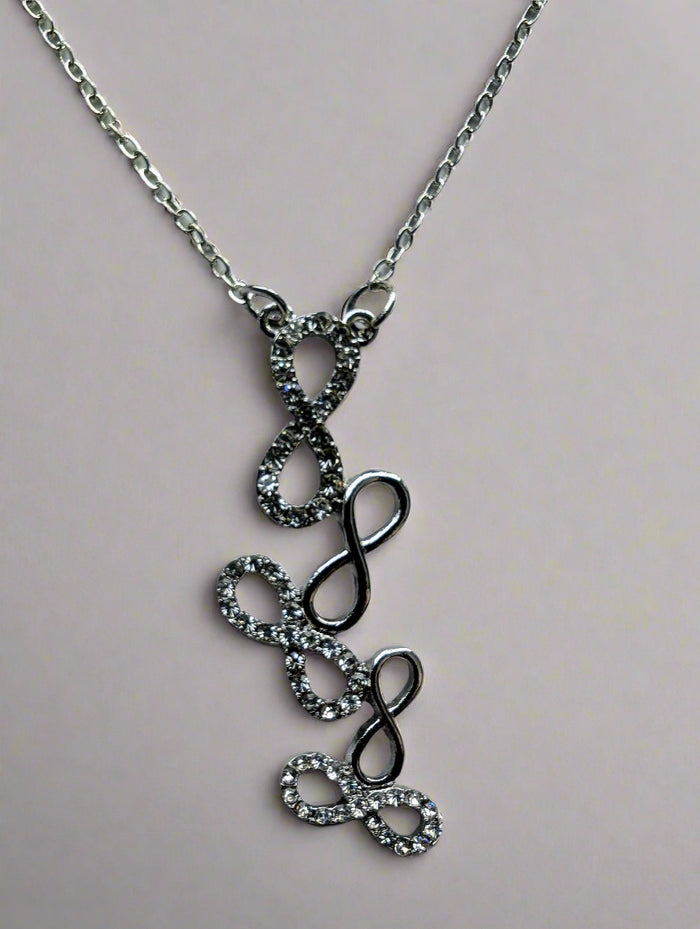 Infinity Necklace - 18 inch chain indigenous art gift by North of Fifty First Nations & Métis Art Boutique Canada