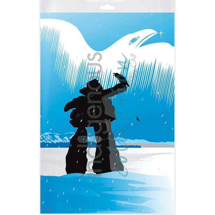 Inukshuk Winter Bagged Poster