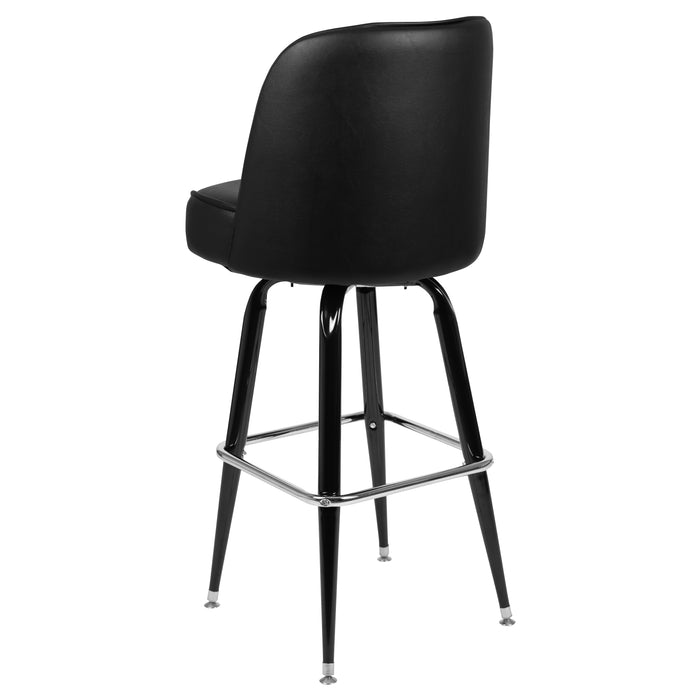 Black Swivel Bucket Seat Stool
