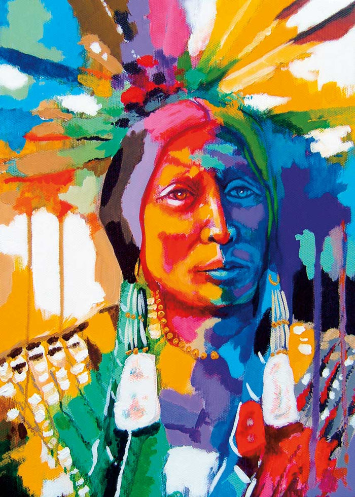 JOHN BALLOUE Framed Art Card Collection - Choose from a selection of 7 different prints indigenous art gift by John Balloue Canada