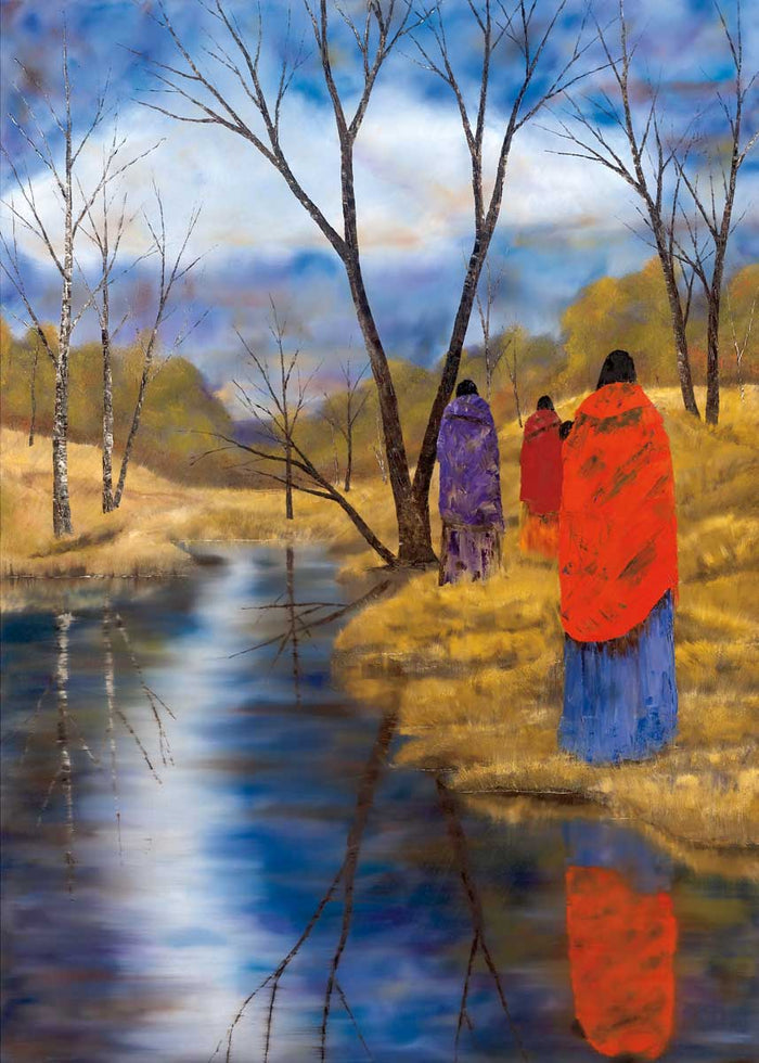 Jeanna Rorex-Bridges Journey Reflections  Art Card | Native Art Canada