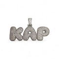 KAP Bubble Pendant - Stainless Steel w/ CZ Diamonds