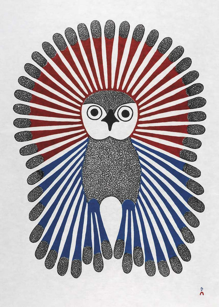 KENOJUAK ASHEVAK  Framed Art Card Collection - Choose from a selection of 13 prints indigenous art gift by Kenojuak Ashevak Canada