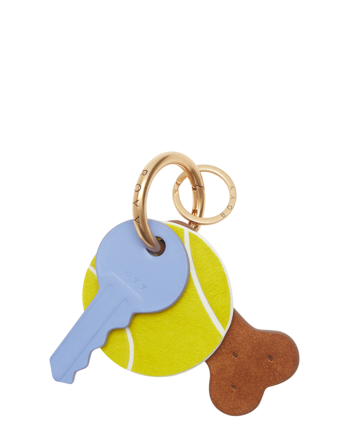 K.E.O. (Keys to Everyday Objects) keychains.
