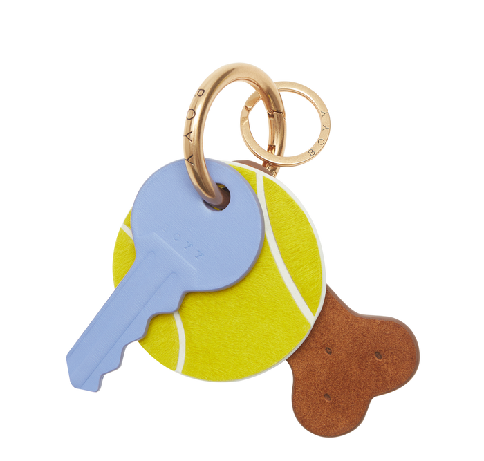 K.E.O. (Keys to Everyday Objects) keychains.