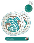 Killer Whale indigenous art gift by Trevor Angus Canada