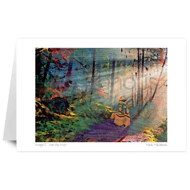 Heidi Henderson Kwagu’ Into the Mist Wall Art | Native Art Canada