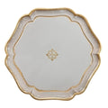 Large Taupe Florentino Baroque Wooden Charger/Tray