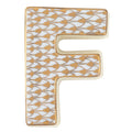 Letter F - Gold