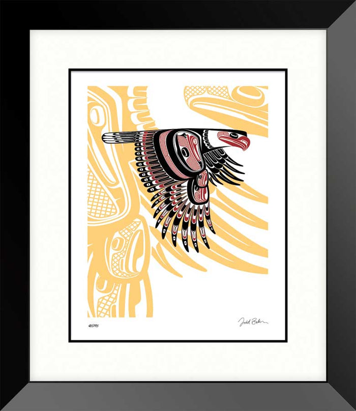 LIMITED EDITION ART PRINT -  Eagle by Native Artist Todd Baker indigenous wall art by Todd Baker Canada
