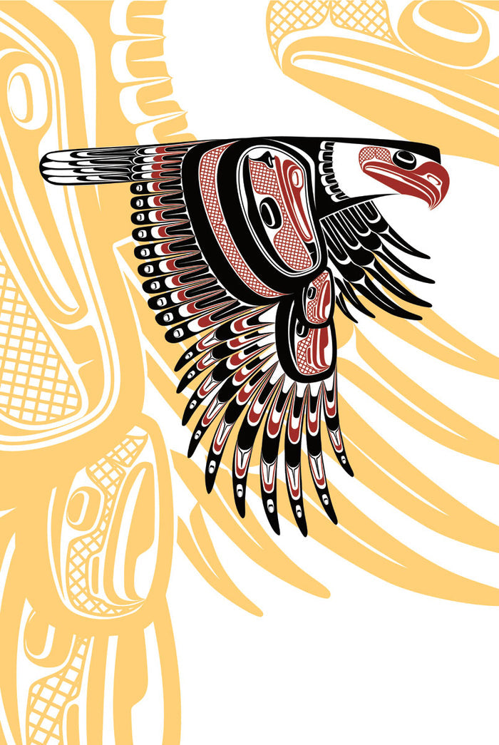 LIMITED EDITION ART PRINT -  Eagle by Native Artist Todd Baker indigenous wall art by Todd Baker Canada