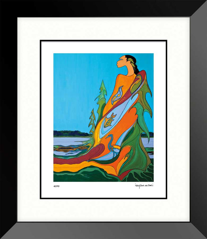 LIMITED EDITION ART PRINT - Earth Mother by Native Artist Maxine Noel indigenous wall art by Maxine Noel Canada