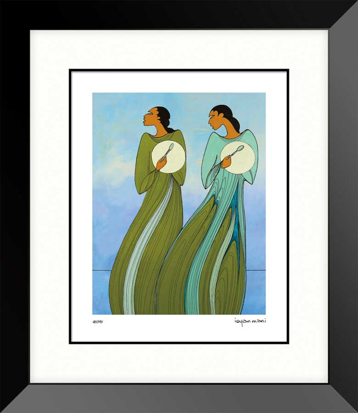 LIMITED EDITION ART PRINT - Earth's Heartbeat by Native Artist Maxine Noel indigenous wall art by Maxine Noel Canada