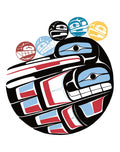 LIMITED EDITION ART PRINT -  Family I by Bella Bella Artist Ben Houstie indigenous wall art by Ben Houstie Canada