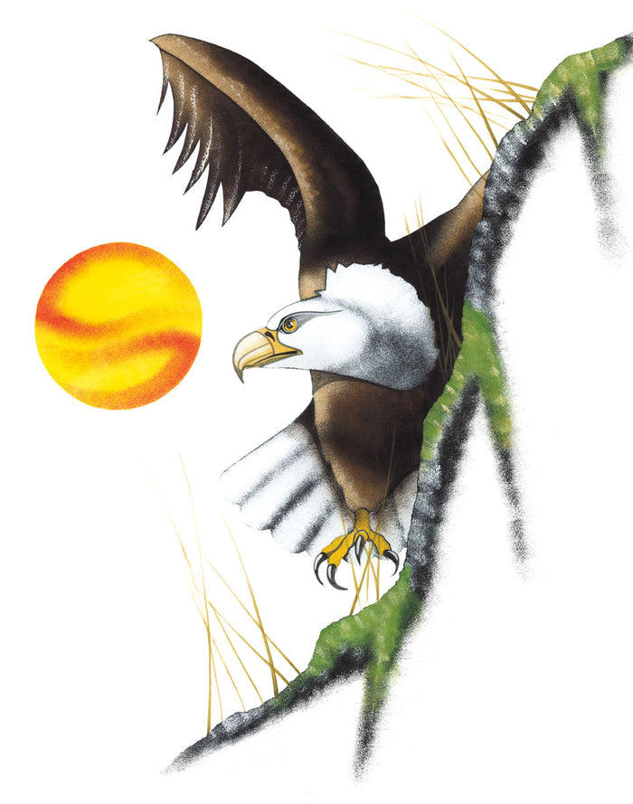 LIMITED EDITION ART PRINT -  Majestic Hunter by Garnet Tobacco indigenous wall art by Garnet Tobacco Canada