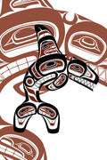 LIMITED EDITION ART PRINT -  Orca by Native Artist Todd Baker indigenous wall art by Todd Baker Canada