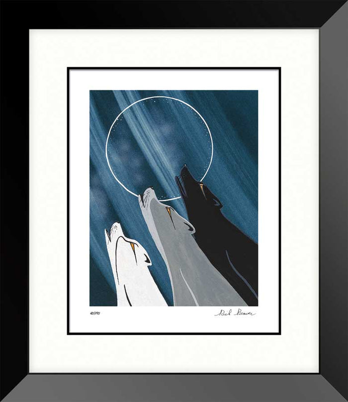 LIMITED EDITION ART PRINT - Pack Song by Indigenous Artist Rick Beaver indigenous wall art by Rick Beaver Canada
