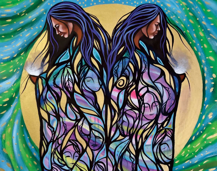LIMITED EDITION ART PRINT -  Prayers for Our Women by Indigenous Artist, Jackie Traverse indigenous wall art by Jackie Traverse Canada
