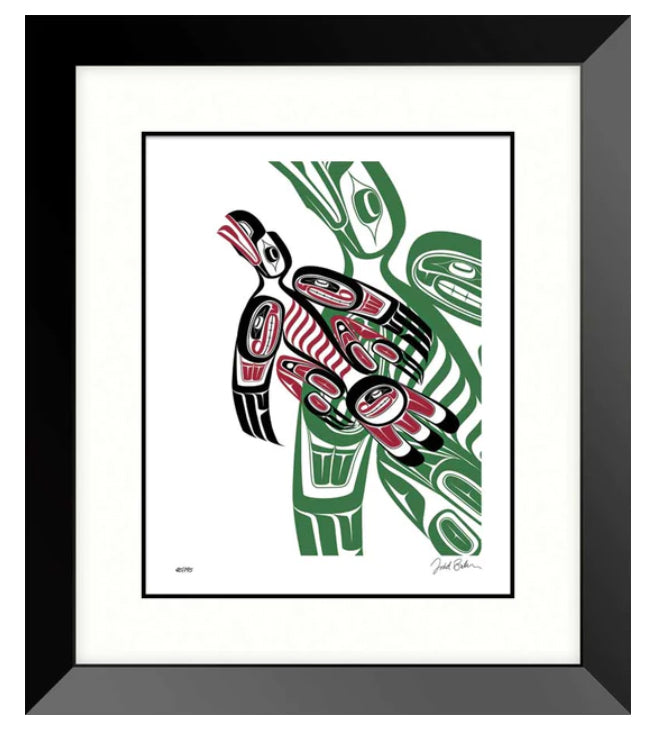 LIMITED EDITION ART PRINT -  Raven by Native Artist Todd Baker indigenous wall art by Todd Baker Canada