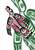 LIMITED EDITION ART PRINT -  Raven by Native Artist Todd Baker indigenous wall art by Todd Baker Canada