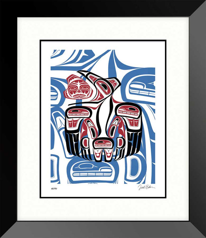 LIMITED EDITION ART PRINT -  Raven Releasing the Sun by Native Artist Todd Baker indigenous wall art by Todd Baker Canada