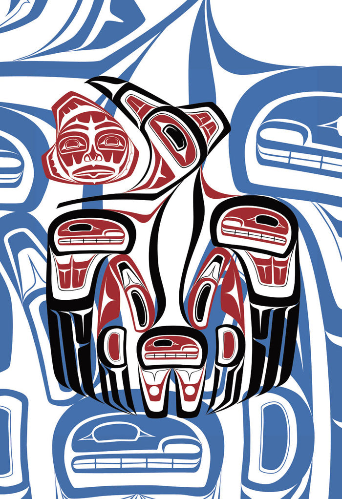 LIMITED EDITION ART PRINT -  Raven Releasing the Sun by Native Artist Todd Baker indigenous wall art by Todd Baker Canada