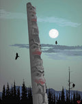 LIMITED EDITION ART PRINT - Totem by Tlingit artist, Mark Preston indigenous wall art by Mark Preston Canada