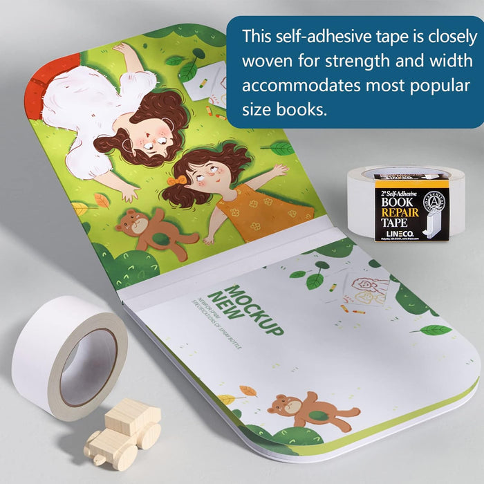 Lineco Self-Adhesive Book Repair Tape 2 Inches Wide