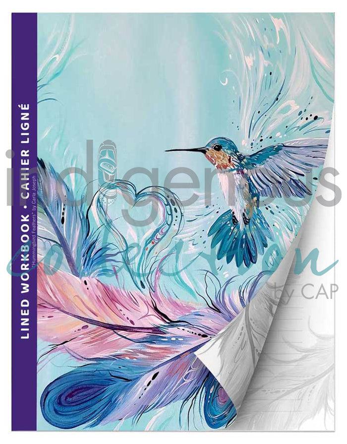 Lined Work Book, artwork by Carla Joseph indigenous art gift by Carla Joseph Canada