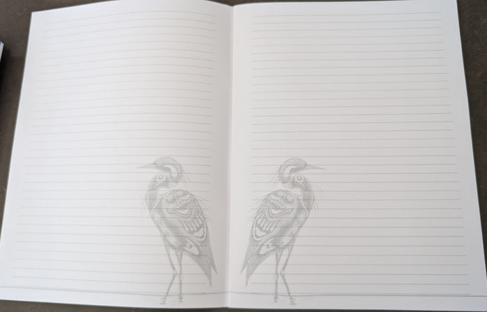 Lined Work Book, artwork by Jessica Somers indigenous art gift by Jessica Somers Canada