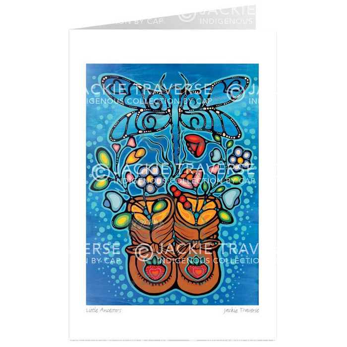 Jackie Traverse Little Ancestors Art Card | Native Art Canada
