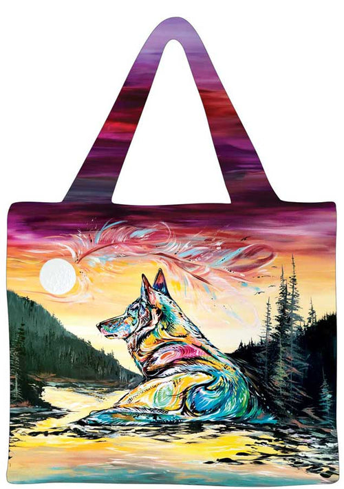 Lone Wolf indigenous art gift by Carla Joseph Canada