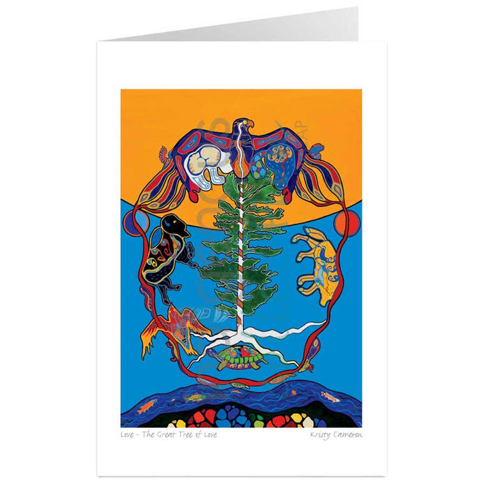 Kristy Cameron Love - The Great Tree Wall Art | Native Art Canada