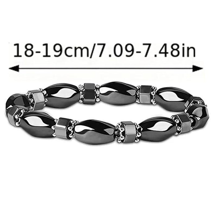 Magnetic Hematite Bracelet indigenous art gift by North of Fifty First Nations & Métis Art Boutique Canada