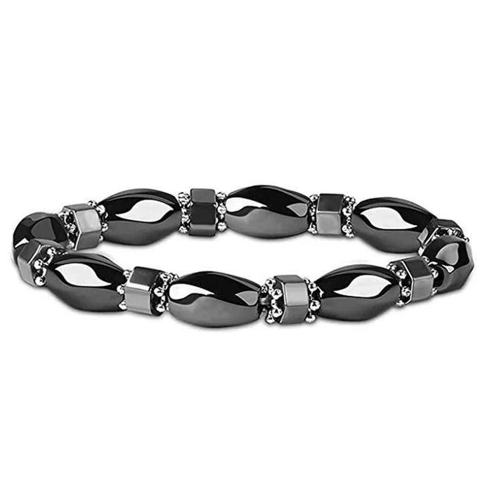 Magnetic Hematite Bracelet indigenous art gift by North of Fifty First Nations & Métis Art Boutique Canada