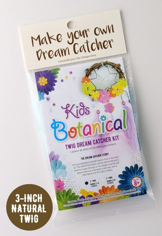 Make Your Own Twig Dreamcatcher - Kid's kit (for ages 8+) indigenous art gift by Monague Canada