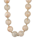 Marble Acrylic Bead Necklace