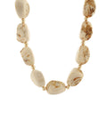 Marble Pebble Ball Necklace