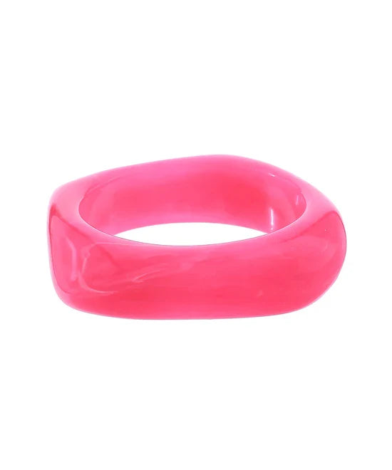 Marble Resin Bangle Bracelet
