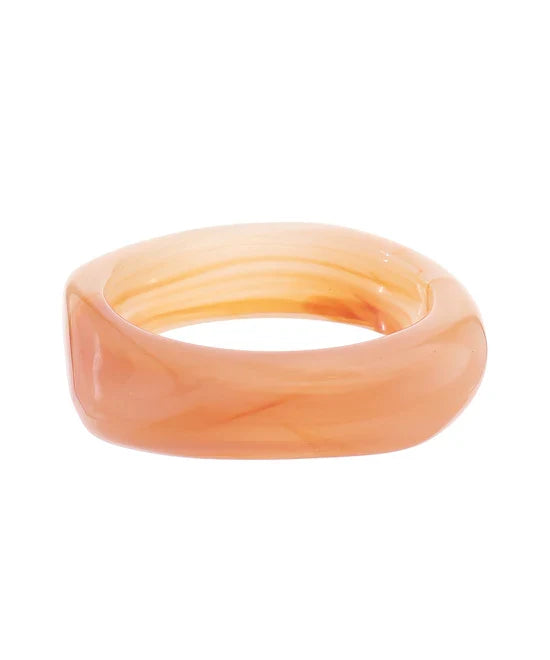 Marble Resin Bangle Bracelet