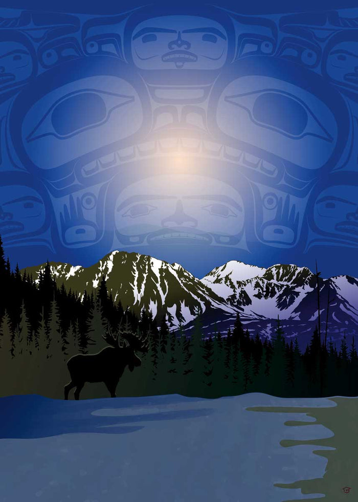 MARK PRESTON Framed Art Card Collection -  Choose from a selection of 10 different prints indigenous art gift by Mark Preston Canada