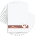 Mat Board Center, White Foam Board 1/8 inch Thick-Pack of 25 5x7