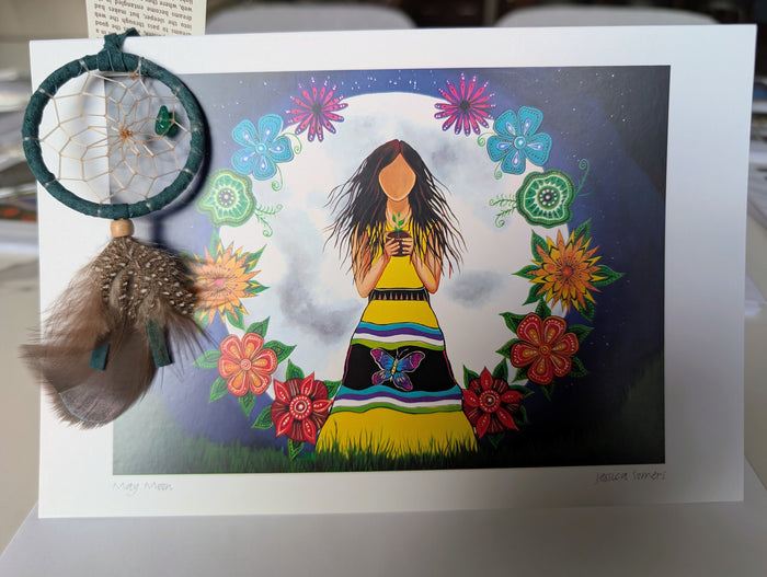 May birthday card plus dream catcher